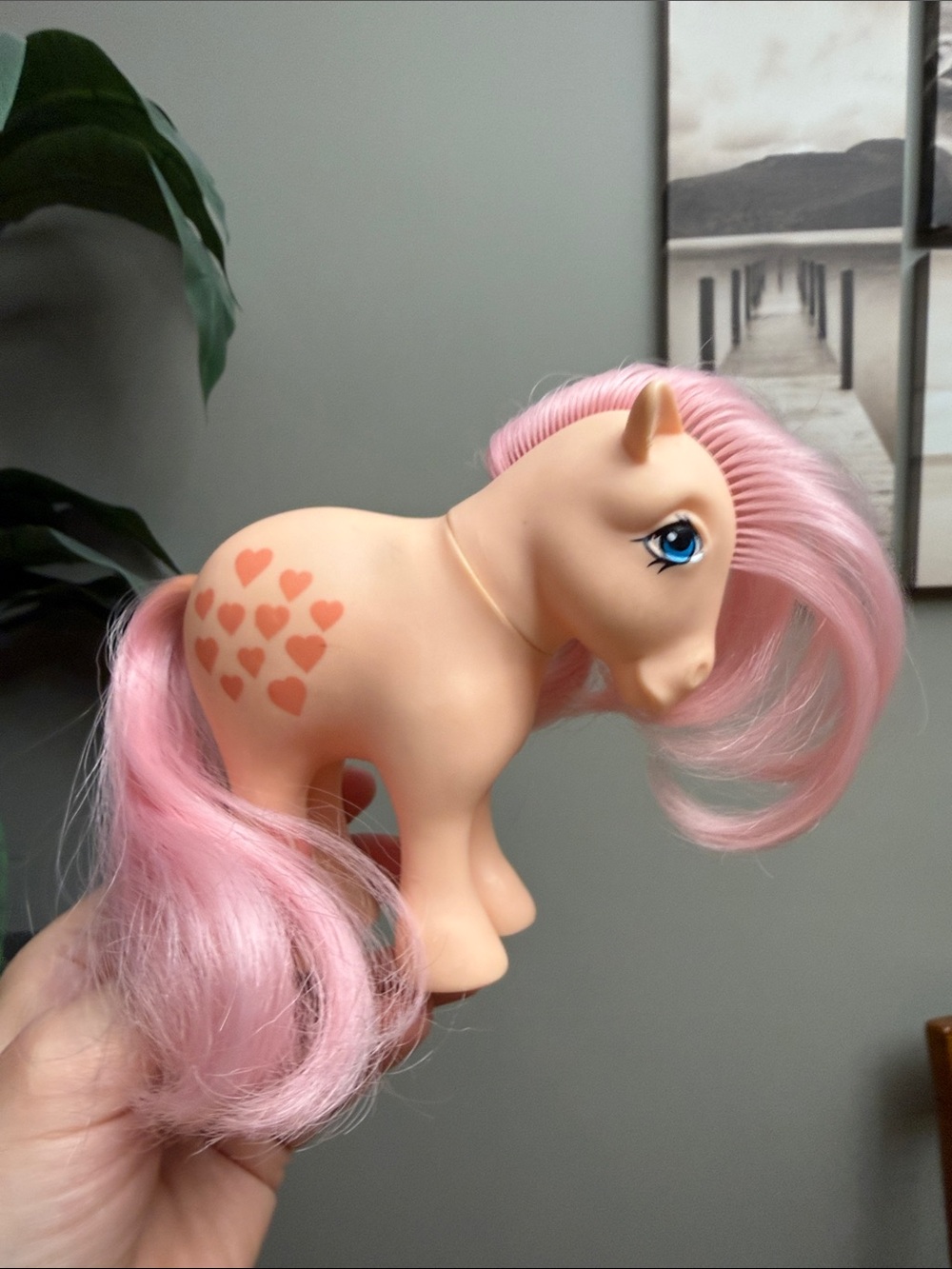 Vintage Hasbro My Little Pony Peachy G1 My Little Pony MLP Made in Italy